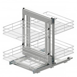 Волшебный угол, MAXIMA CLASSIC Corner Comfort, 800мм, левый, с доводчиком, хром, Rejs, WE31.0001.01.001