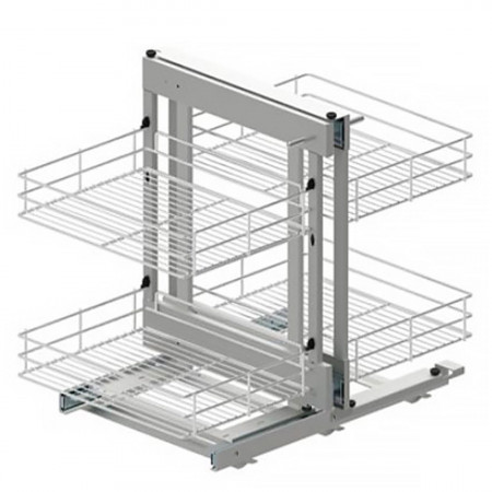 Волшебный угол, MAXIMA CLASSIC Corner Comfort, 800мм, левый, с доводчиком, хром, Rejs